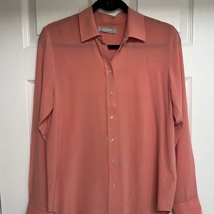 Everlane Clean Silk Relaxed Shirt, Size 2